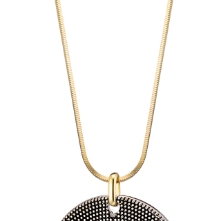 Gold/Black plated necklace